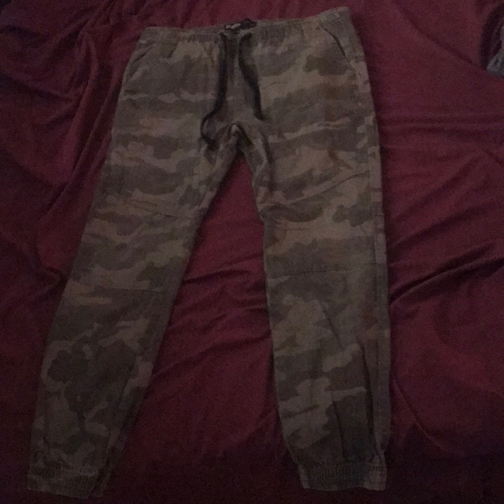 Rad Brooklyn Cloth Army Fatigue Camouflage Pants SZ Large
